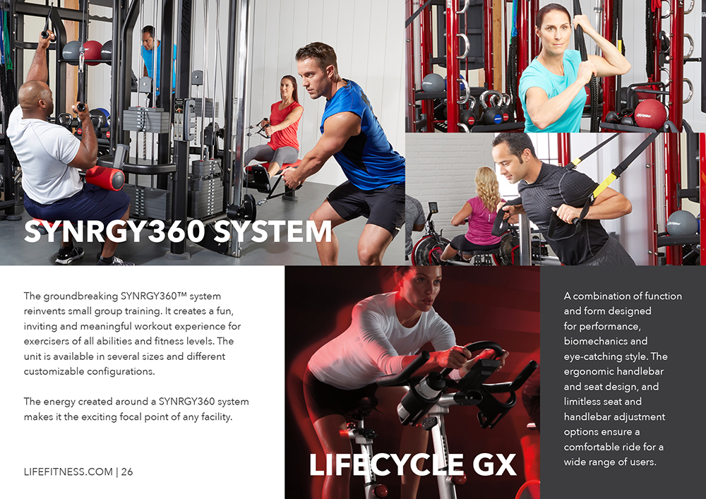 Life fitness product catalog sale